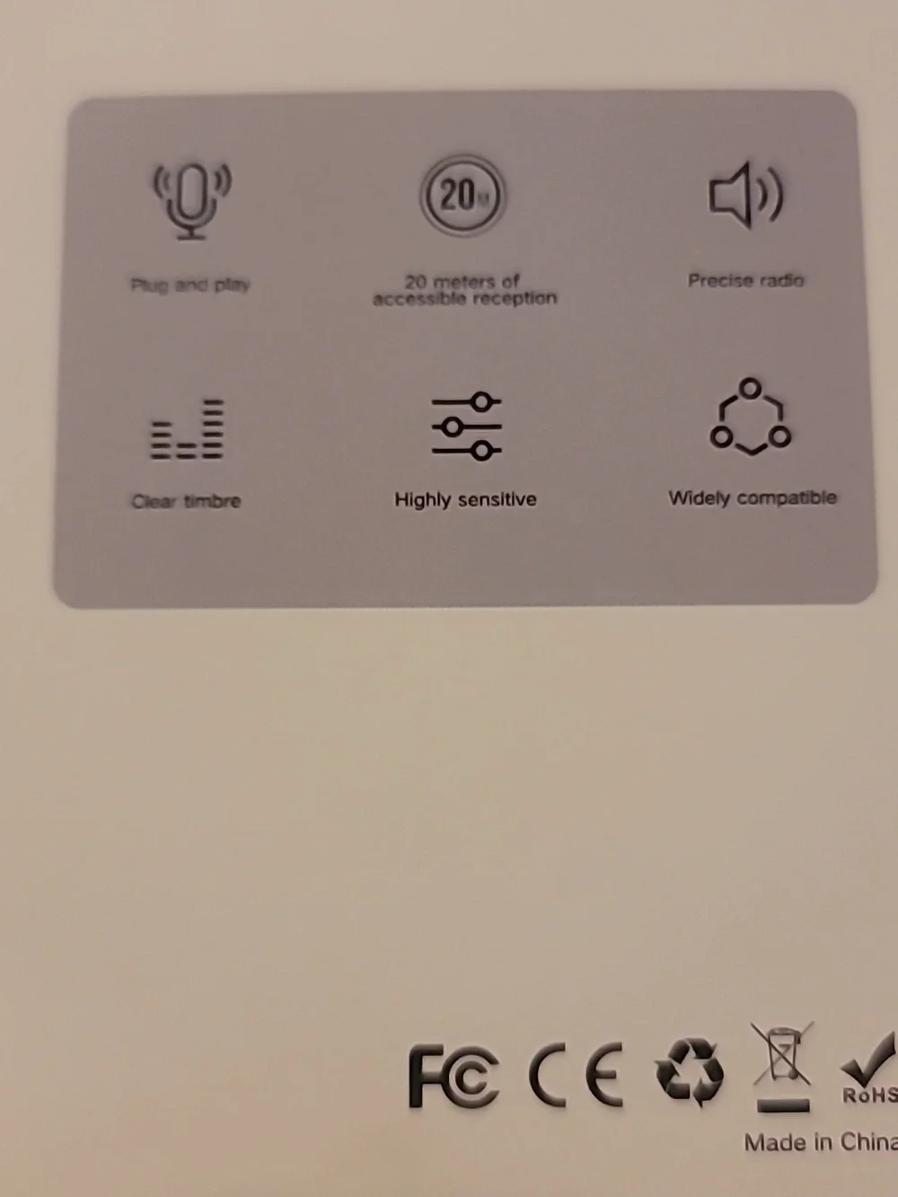 Wireless Lavalier Microphones (Two In Box)for iPhone Smartphones - Black